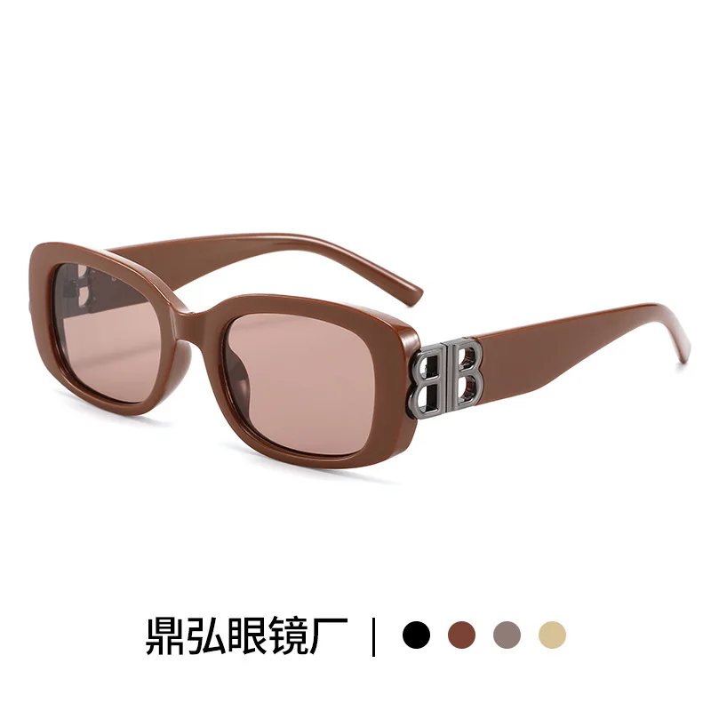 

2025 New Black Frame Sunglasses - Oversized Logo Design, Polarized Lens UV400, Parisian Chic Style, Unisex Luxury Shades​