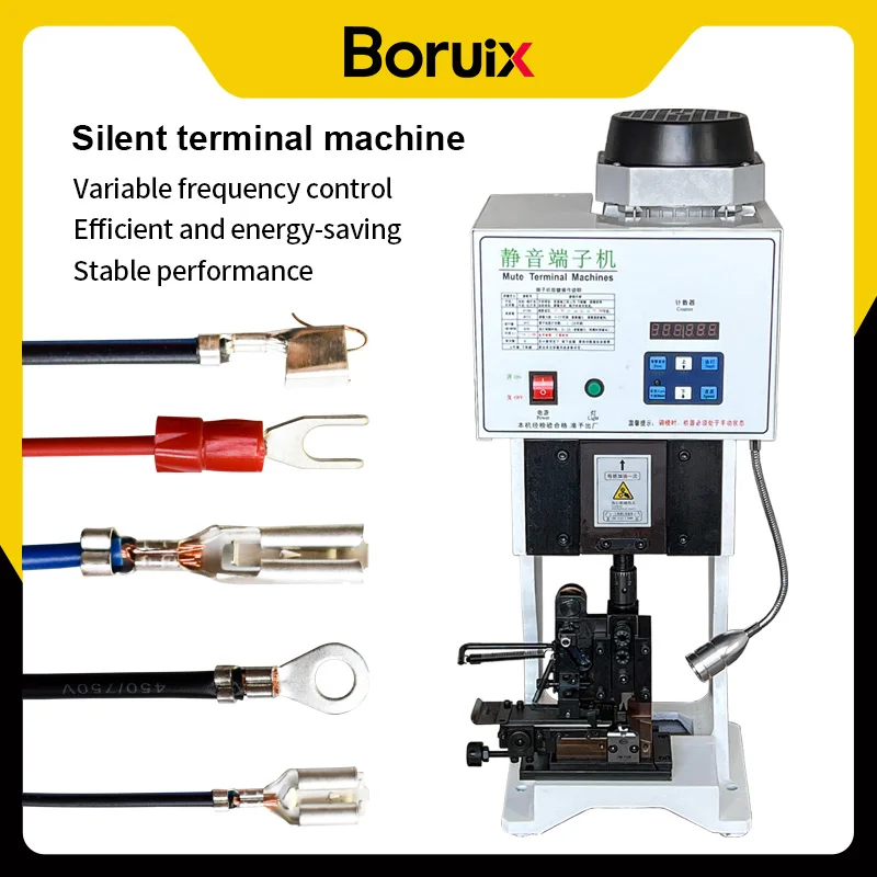 Super Mute 1.5T Terminal Crimping Machine with OTP Applicator Ideal Connector Crimper for Cable and Wire Flat Cable