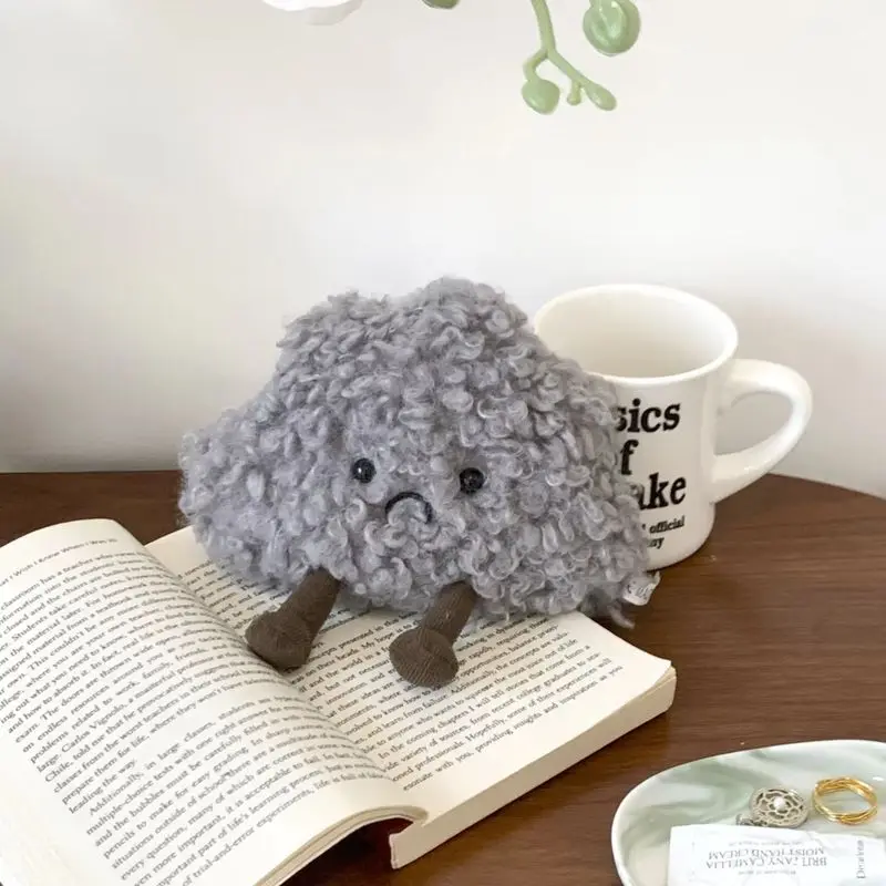 16/42/52cm Cartoon Dark Cloud Doll Cute Plush Toys Backpack Pendant Dark Cloud Ornament Decoration Pillow Kawaii Girlfriend Gift