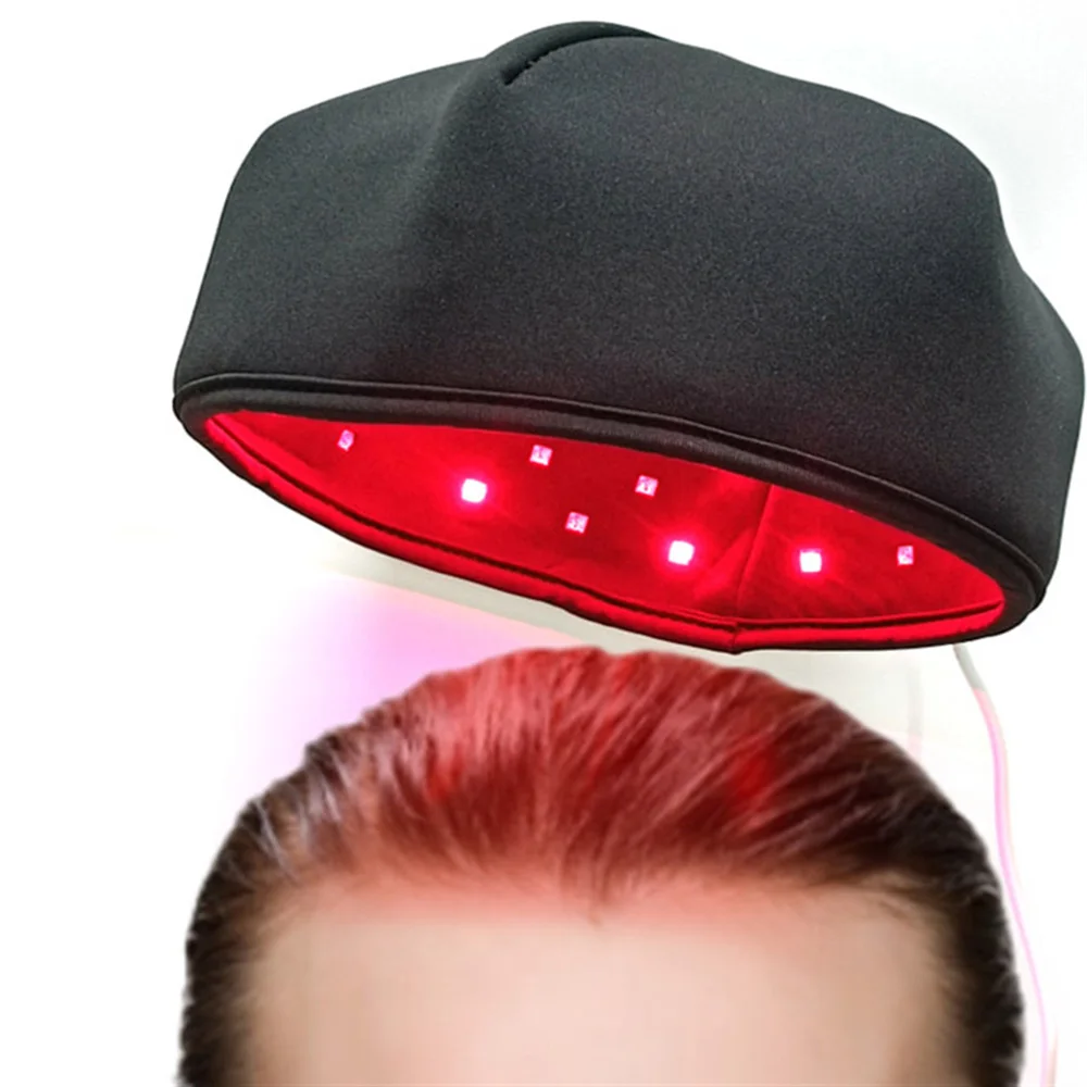 Red Light Hair Growth Cap Infrared Light Devices Treament For Stress Relief Head Pain Insomnia Relax Massager Machine