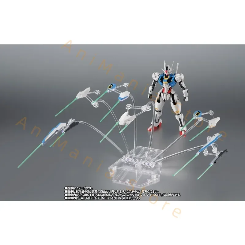 반다이 재고 있음 오리지널 ROBOT SPIRITS XVX-016 건담 공중 15주년 기념 및 효과 부품 세트 애니메이션 액션 피규어 장난감 모델