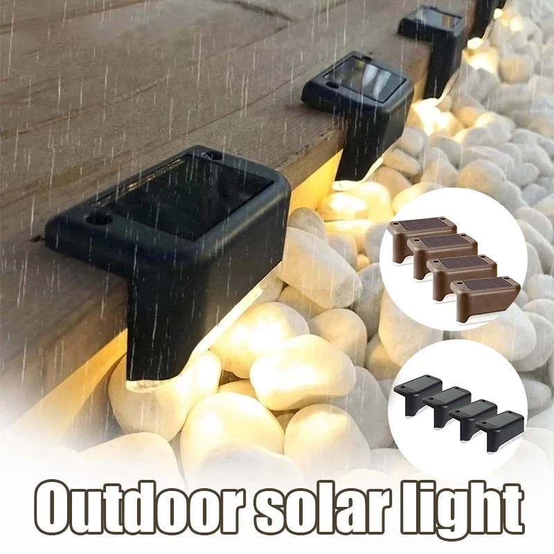 

Waterproof Solar Stair Step Light Outdoor IP65 Waterproof Garden Passage Courtyard Terrace Stair Step Fence Landscape Light