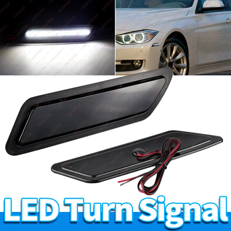 

2 шт. светодиодный динамический последовательный боковой габаритный фонарь для BMW 3 серии 320i 328i 335i седан F30 Wagon F31 Coupe Convertible 63147274521