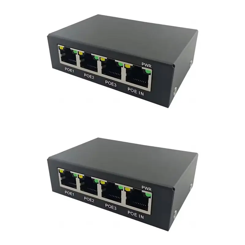 

Усилитель/повторитель PoE Superior-2X с 4 портами Full Gigabit, 100/1000M, для PoE-коммутаторов, NVR, IP-камер, точек доступа