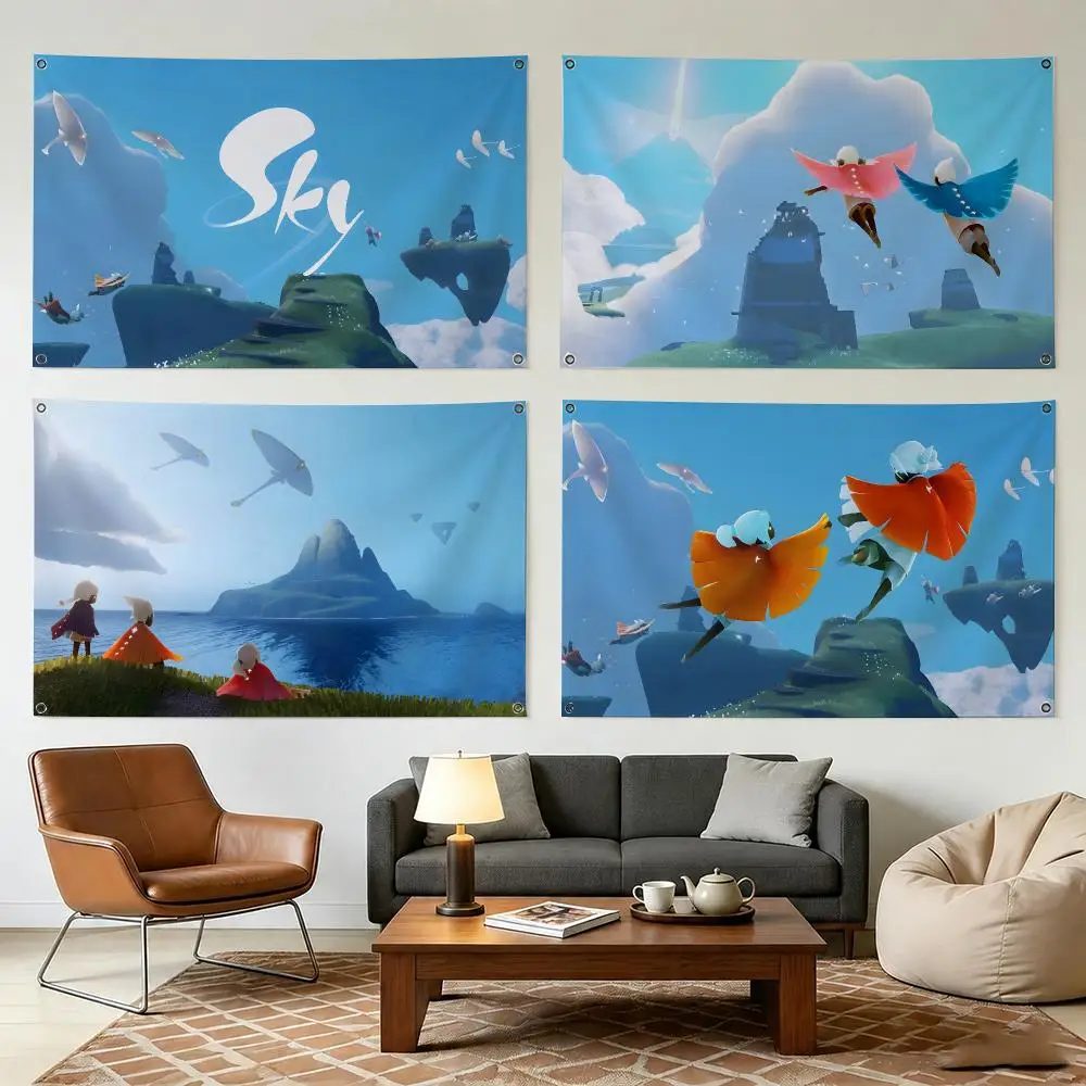 Sky C-Children Of The Light Flags Durable Outdoor Indoor Festive Decoration Classic Design Wall Room Banner