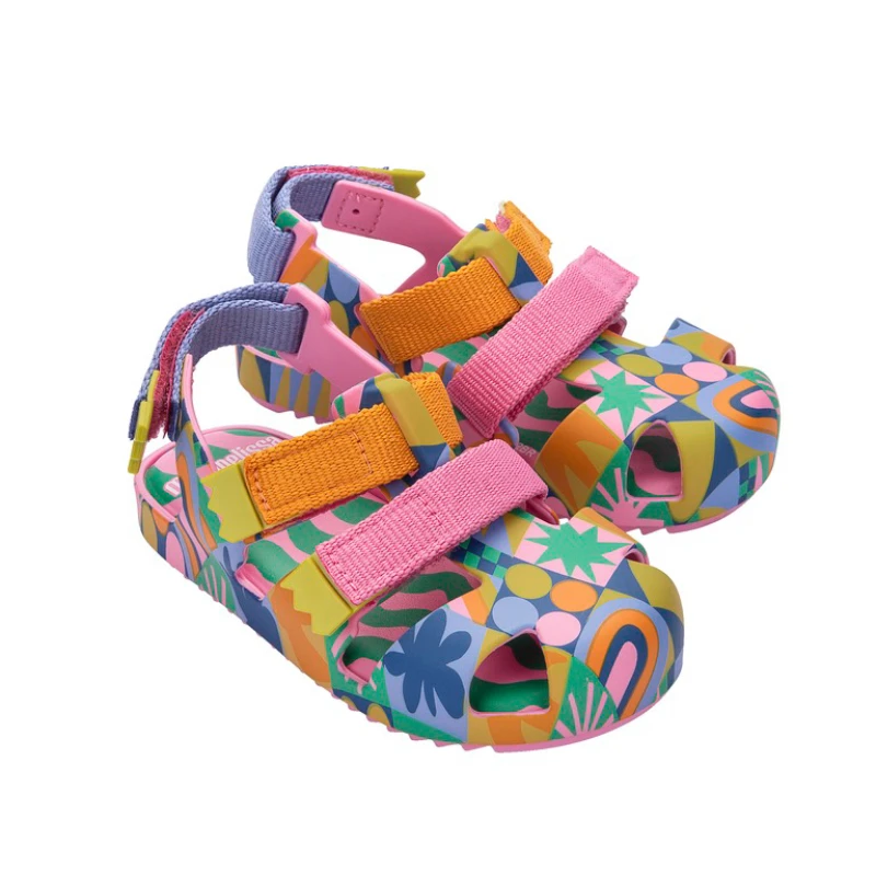 New Arrival 2023 Mini Melissa Children Sandals Hot Sale Kids Beach Shoes Big Girl and Boy Fashion Jelly Shoes HMI083 New Arriva