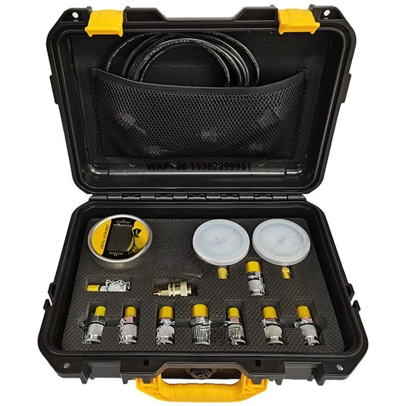 

High Accuracy Digital Instrument 0-9000Psi Industrial Exact Excavator Hydraulic Pressure Test Gauge Kit