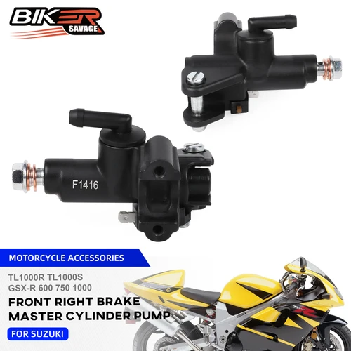 Palancas de cilindro maestro de freno hidráulico derecho GSX-R 1000 para Suzuki GSX R 600 750 TL1000 S R pieza de bomba de cilindro maestro de motocicleta