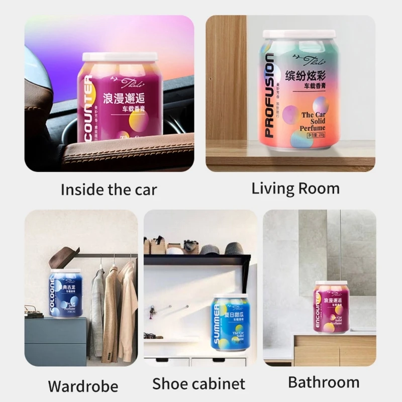 Car Interior Solid Ointment Solid Balm Car Air Freshener for Home Closet Drop Shipping