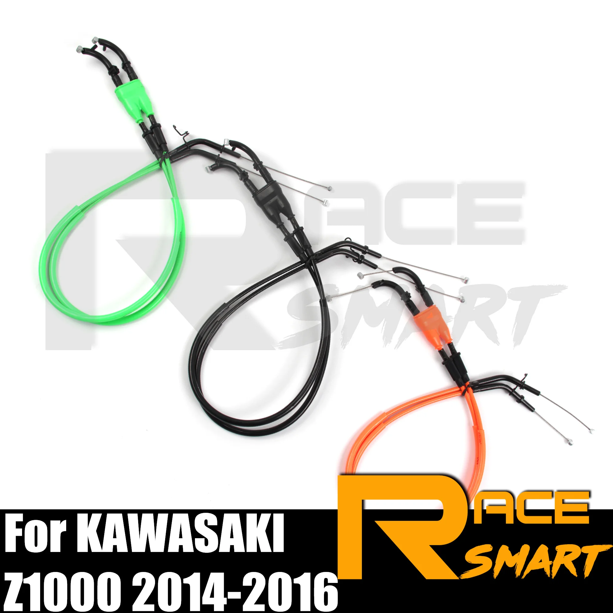 Throttle Cables For KAWASAKI Z1000 2014 2015 2016 Z-1000 Z 1000 Motorcycle Accessories Lines Cable Green Black Orange Brand New