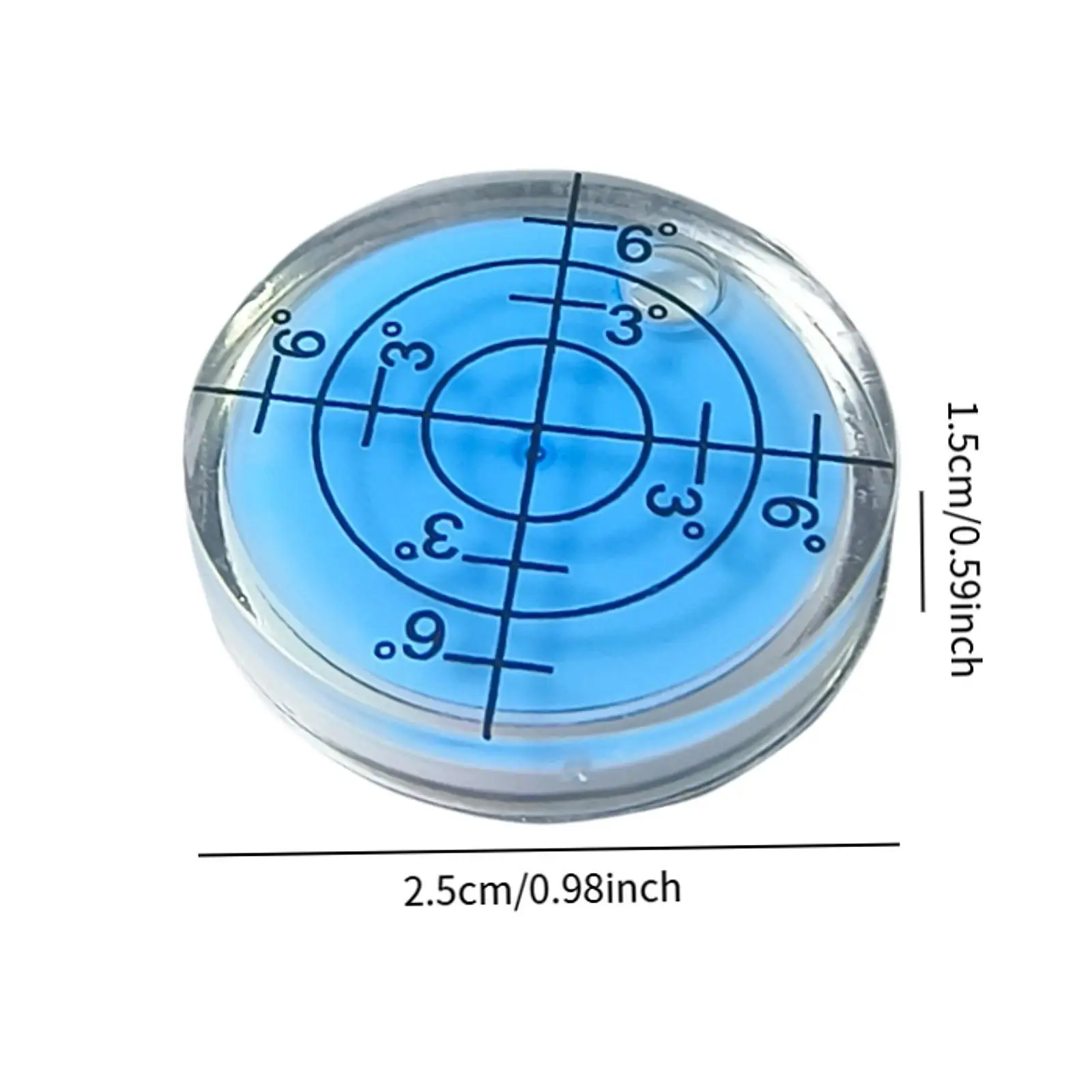 Golf Clip Marker High Precision Bubble Level Magnet Ball Marker Golf Hat Attachment Tool for Convenient Slope Reading Practice