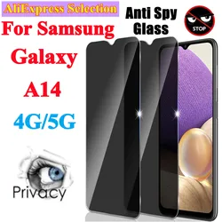 For Samsung Galaxy A14 Privacy membrane Anti Spy Screen Protector Privacy Glass Film