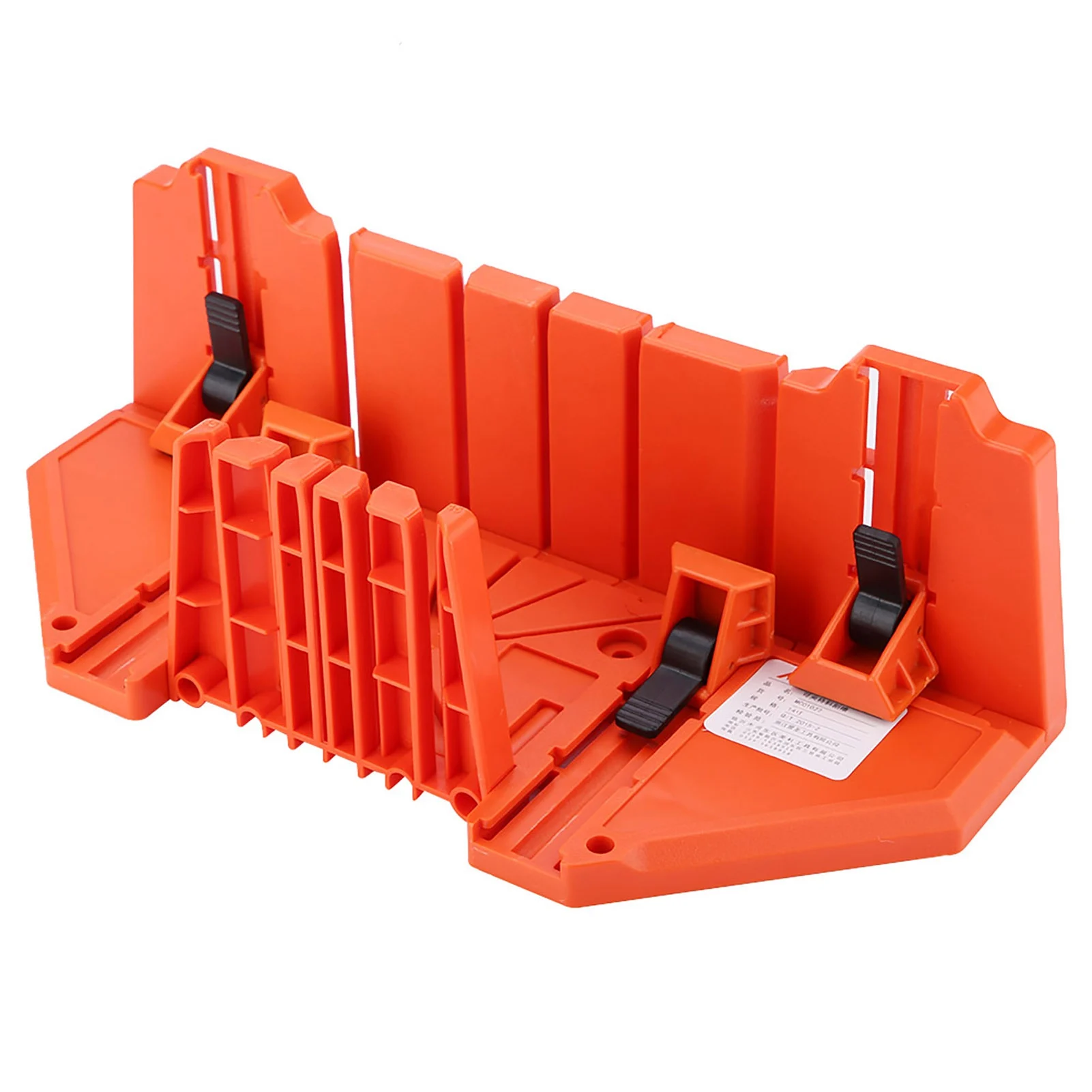 ABS エンジニアリングプラスチック鋸マイターボックス 4 つの調整可能な角度クランプ付き出窓角度切断などに使用