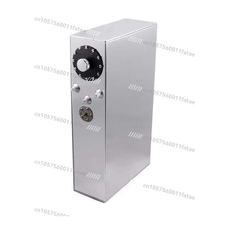 

64L Rectangular Subfuel Tank Aluminum Alloy Internal Fuel Cell Foam Cover with Sensor 17 Gallons