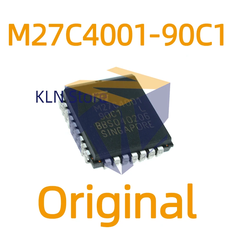 1pcs M27C4001-55C1 M27C4001-90C1 PLCC32 4 Mbit 512Kbx8 UV EPROM and OTP EPROM M27C4001 original