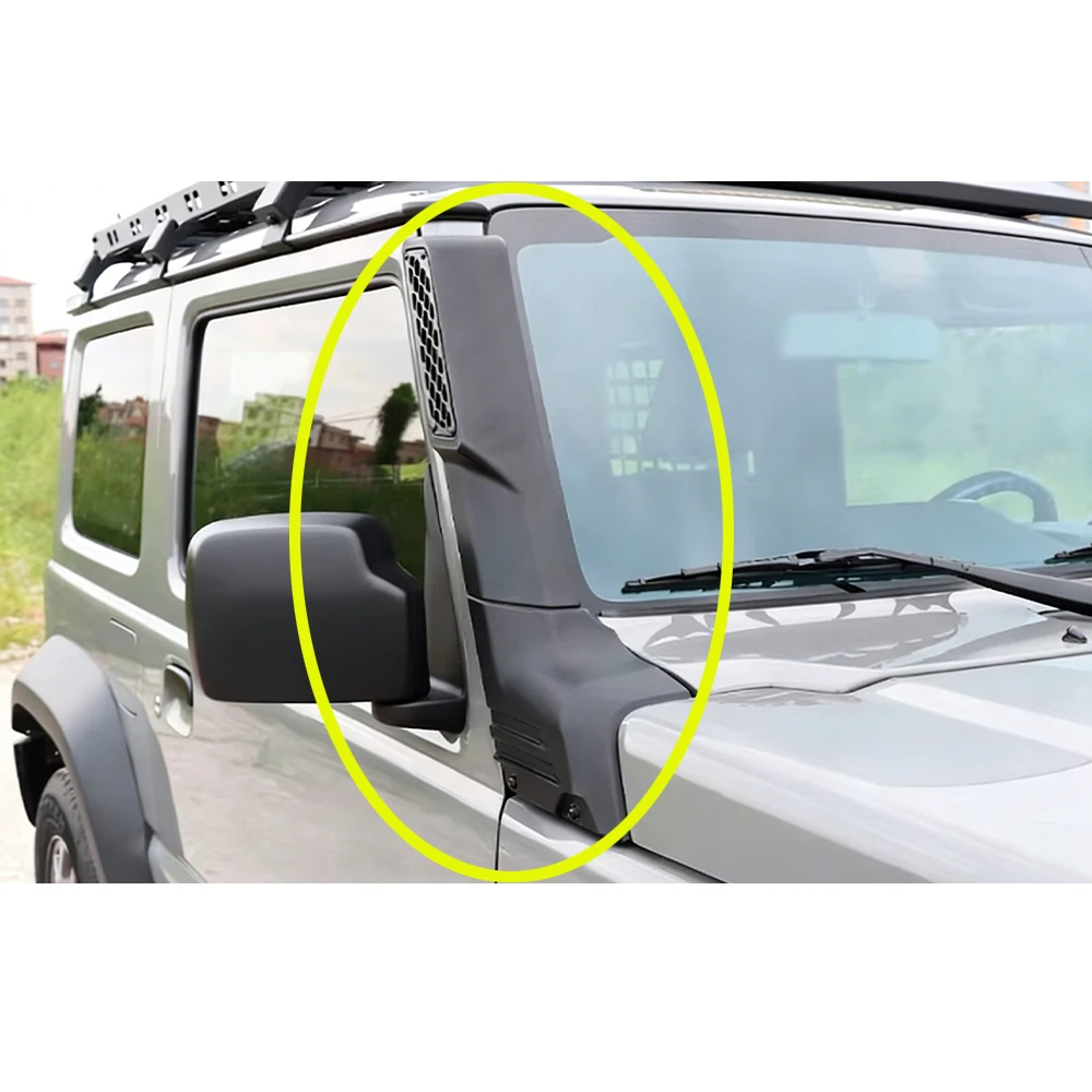 Sistema de Admisión de Aire por Snorkel Lantsun JMN100 ABS, Kit de Snorkel Exterior, Kits de Flujo de Aire para Suzuki Jimny 2019-2026 JB74
