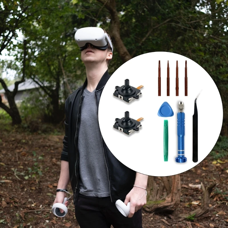 3D Analog จอยสติ๊กสำหรับ Quest 2 Controller Handle Disassembly เครื่องมือ Repair Part