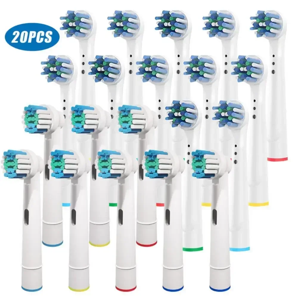 

Аксессуары 20 шт., сменные головки для Oral B Braun, совместимы с Oral B