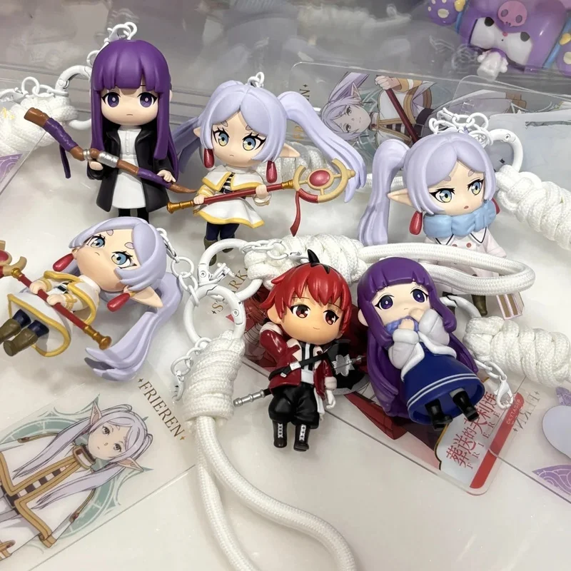 

Frieren Beyond Journey's End Q Version Keychain Blind Box Bag Charm Anime Figure Official Peripheral Gift for Women