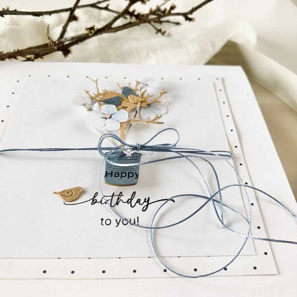 

Металлические вырубные формы Piggy Craft: птица в горшке, трафареты для скрапбукинга, вырубные ножи, штампы, трафареты для бумаги