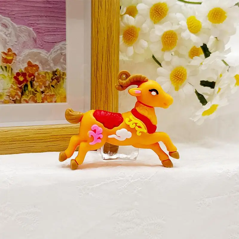 Colorful Cartoon Goat Keychains With Silicone Gel Material And Lovely Pattern Design Perfect For Bag Decor Key
