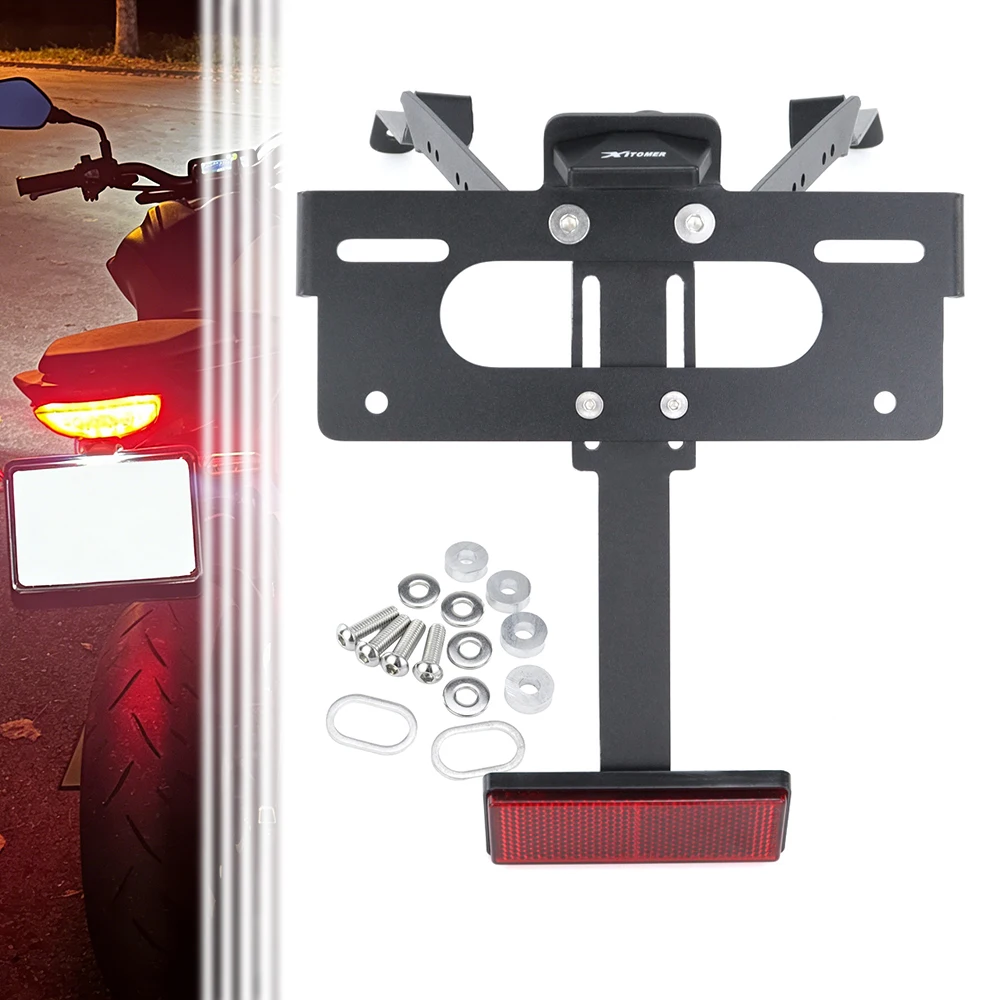 

Motorcycle License Plate Holder Bracket Fit For Honda CB125R CB300R CB 300R 125R 2018-2024 2025 Rear Tail Tidy Fender Eliminator