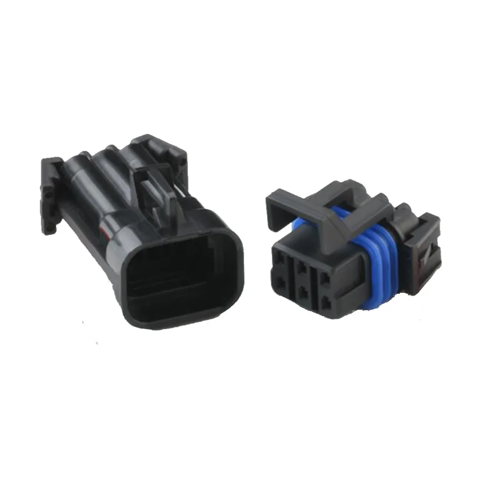 100Set DJ7062A-1.65-11/21 automotive Waterproof male female wire connector terminal plug 6 pin socket