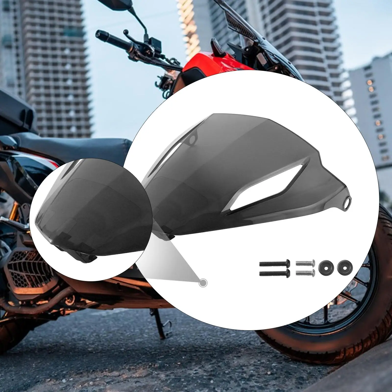 

Durable Black Tinted Gauge Support Cover Windscreen Deflector for Can Am Spyder F3 F3-S Accessories