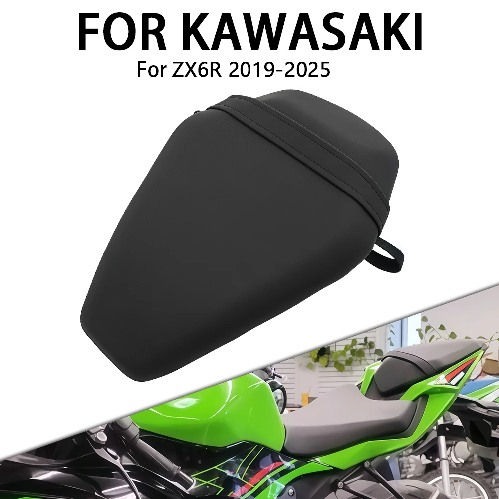 

Fit For Kawasaki ZX6R ZX-6R ZX 6R 2019 - 2025 2024 Rear Passenger Seat Pillion Cushion Cushioned Seats Motorcycle Accessories