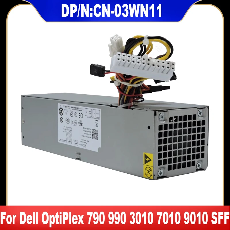 New For Dell OptiPlex 790 990 3010 7010 9010 SFF 240W Power Supply 03WN11 3WN11 L240AS-00 H240AS-00 High Quality