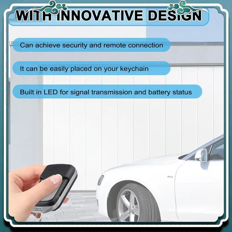 ABTU-2PCS Garage Door Opener Remote Keys For 893MAX ,890MAX 895MAX