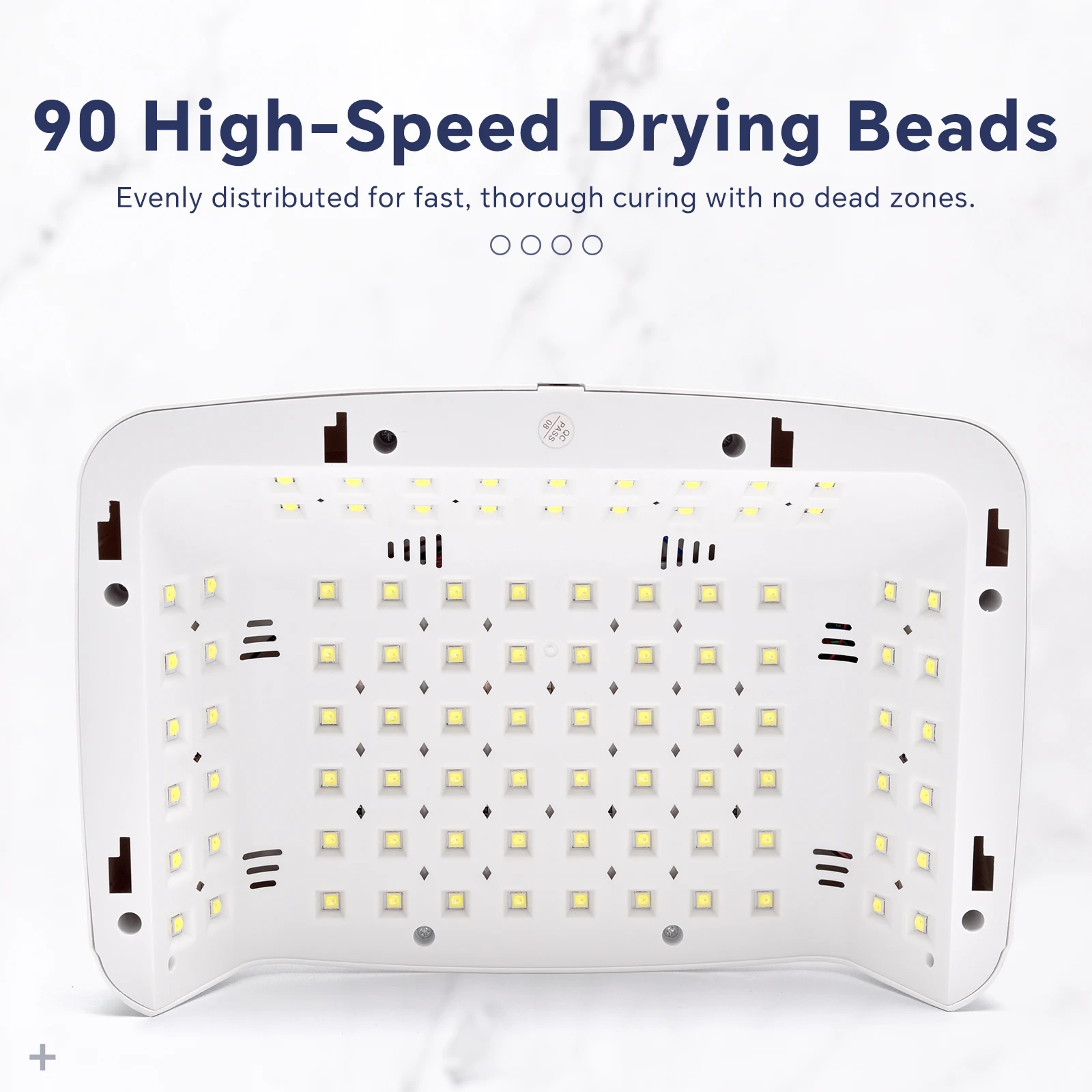 90 LEDS UV LED Lamp For Nail Manicure Nail Lamp With Hand Pillow Curing All Gel Nail Polish Motion Sensing High-Power Nail Dryer