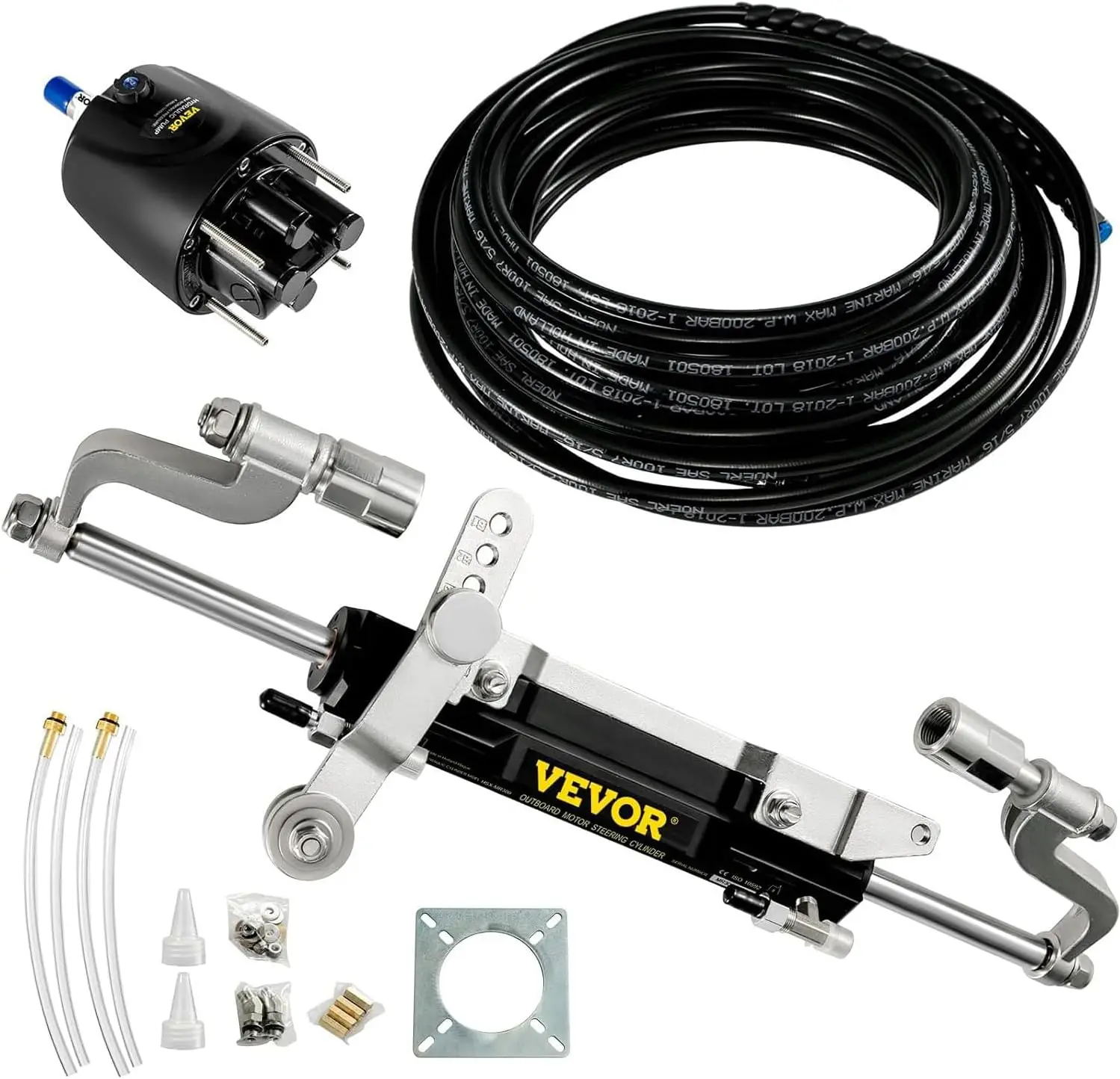 

Outboard Hydraulic Steering Kit, Hydraulic Steering Cylinder, Hydraulic Outboard Steering Kit