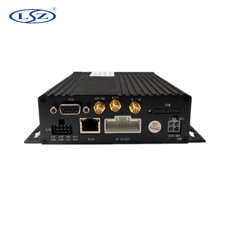 

MDVR 4G MObile dvr gps wifi hd 4ch ahd double sd card truck/bus High definition driving record alarm monitoring host