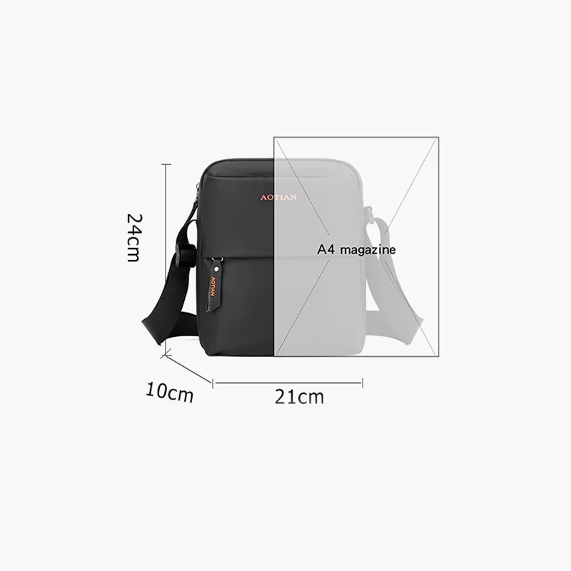 Simple Men\'s Shoulder Bag Vertical Casual Crossbody Bag Outdoor Trend Fashionable Messenger Bag Men Satchel Bag Sling Bag Men