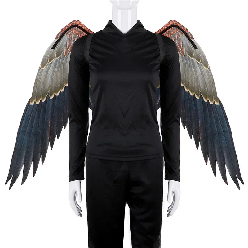 Cosjie Anime Eagle Bird Wing Angel Wings Halloween Party Cosplay Costume Decoration Carnival Masquerade Party for Adult Man Woma