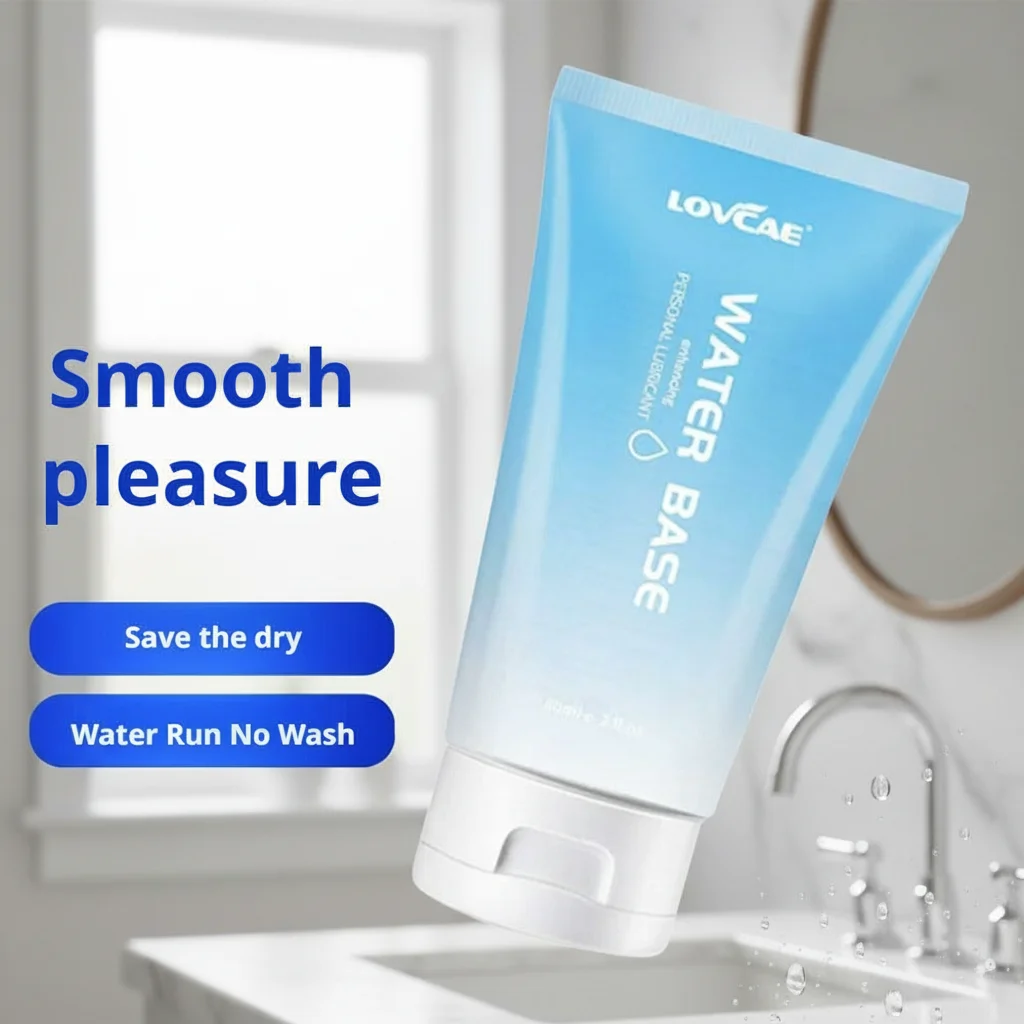 Lubricante soluble en agua portátil de 60ML para relaciones sexuales de adultos y parejas, hidratación duradera, absorción rápida ﻿