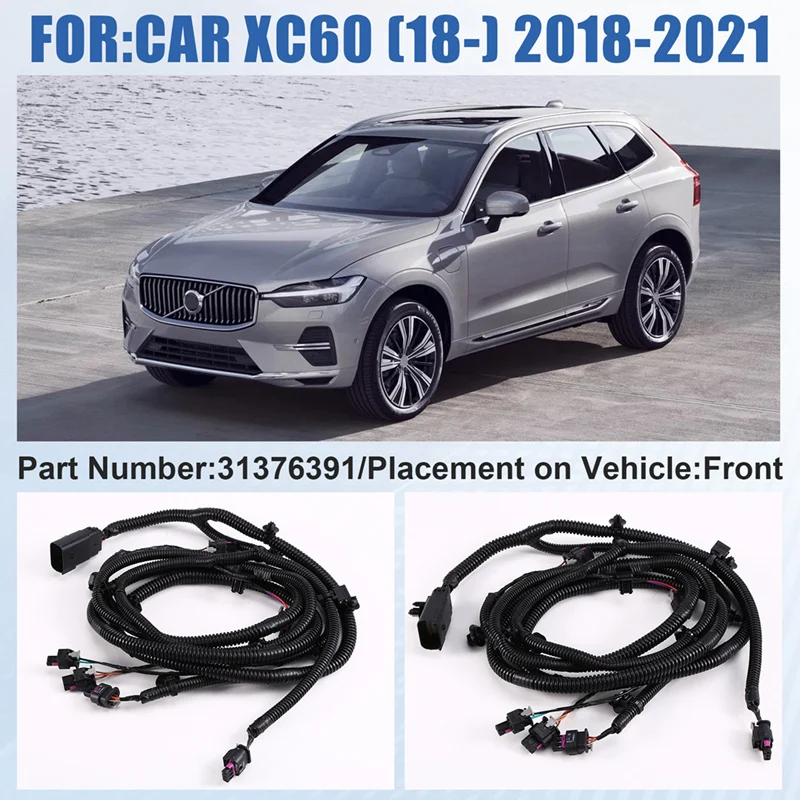 

31499198 Front Bumper Wiring Harness Wire System For Volvo XC60 2018-2021 Car Accessories