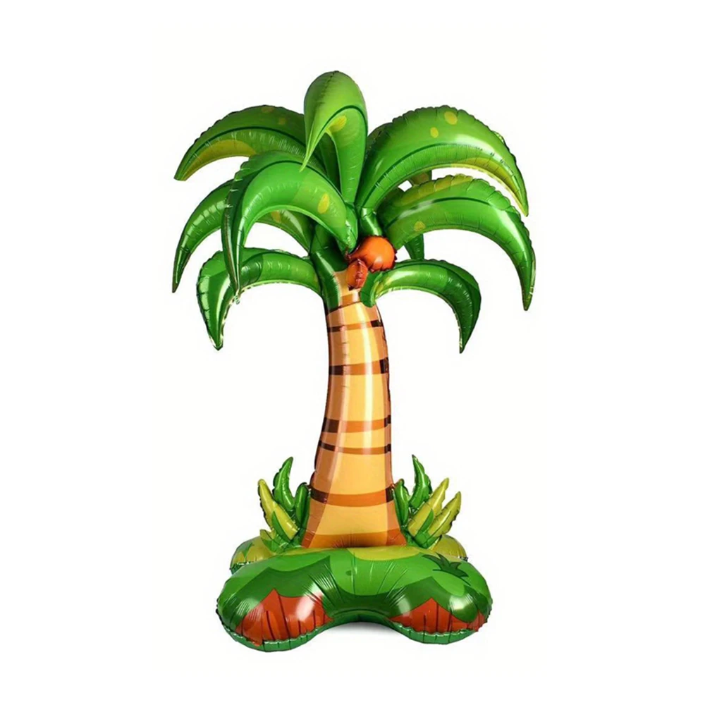 52Inch Coconut Tree Balloon Giant Inflatable Palm Tree Hawaii Party Decor for Birthday Wedding Baby Shower