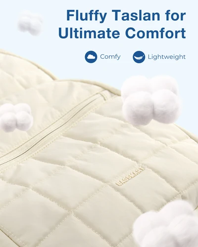 Imagen 2 del producto Mochila BAGSMART para mujer, mochila de viaje de gran capacidad, bolsos sencillos para mujer, mochila escolar para ordenador portátil para niñas