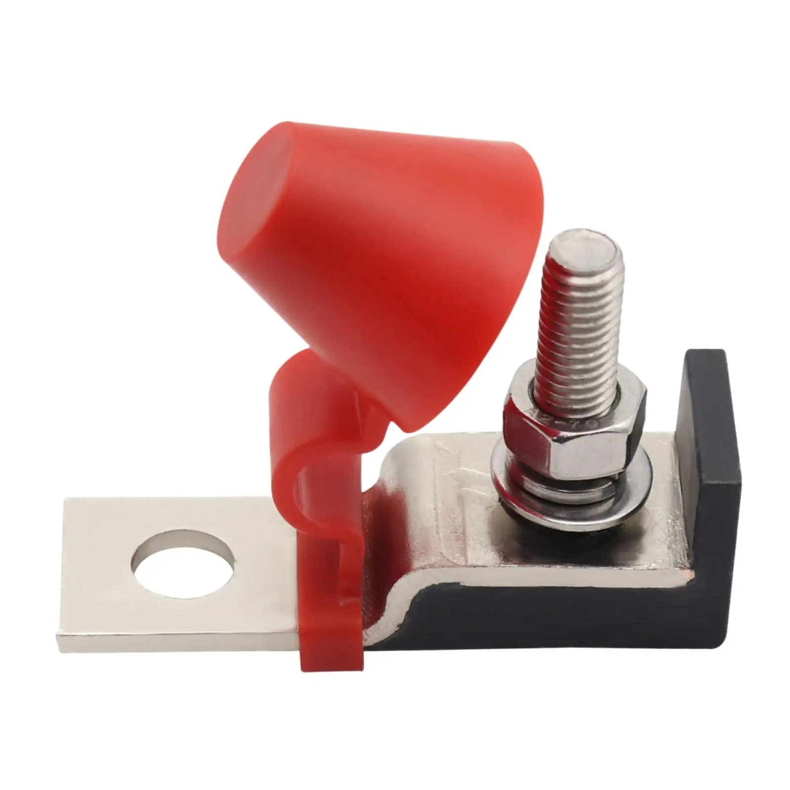 

Mrbf Terminal Fuse Block Kit 58V Ignition protected with Cap Single Stud Terminal Fuse Holder for New Energy Vehicles Car