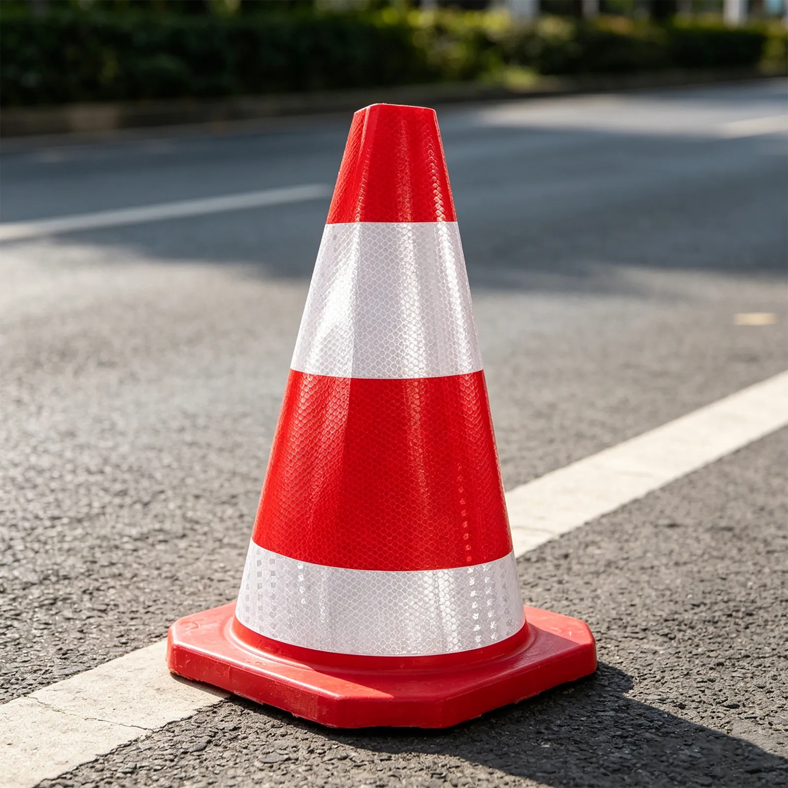 10Pcs Reflective Traffic Cone Sleeves High Visibility Waterproof Safety Covers Road Construction Parking Lot Night Visibility