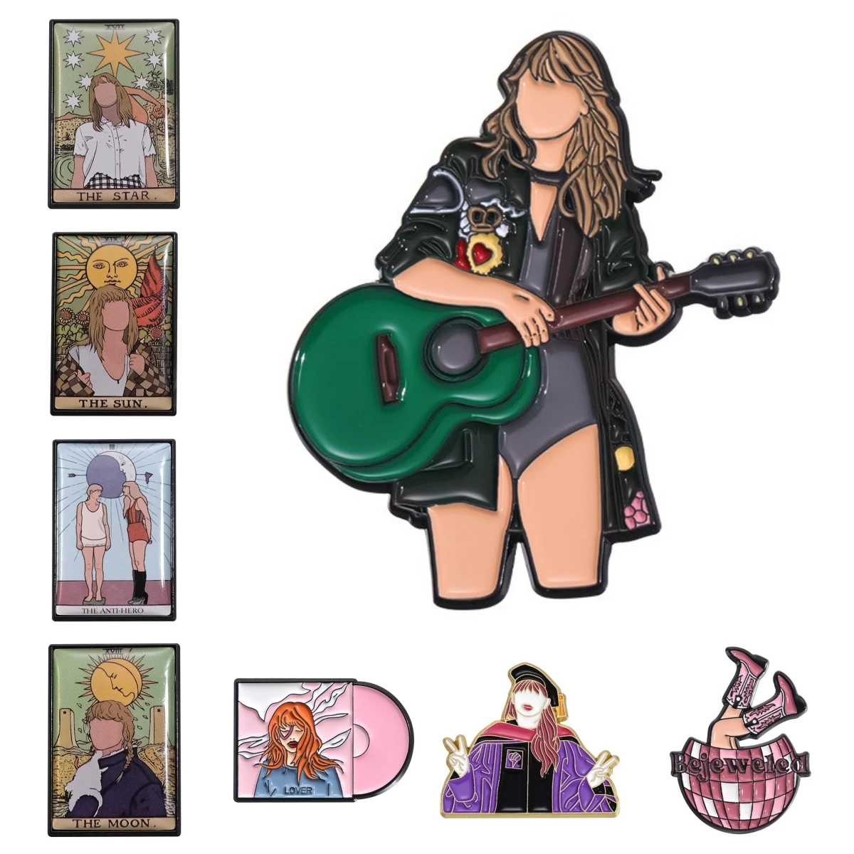 Taylor Fearless record Album Enamel Brooch Peripheral Badges Metal rural Rock Music Backpack Clothes Lapel Pins Gift Keepsake