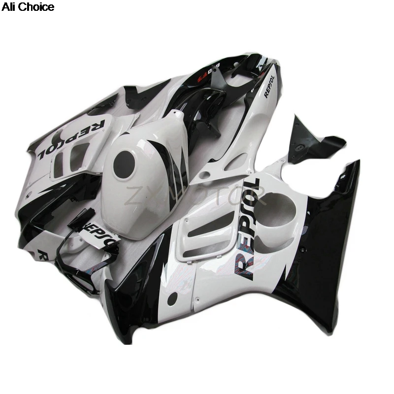 Suitable For Honda CBR600 F3 1997 1998 Plastic Fairing Kit  cbr 600 f3 97 98 All New White Black Motorcycle fairings 57