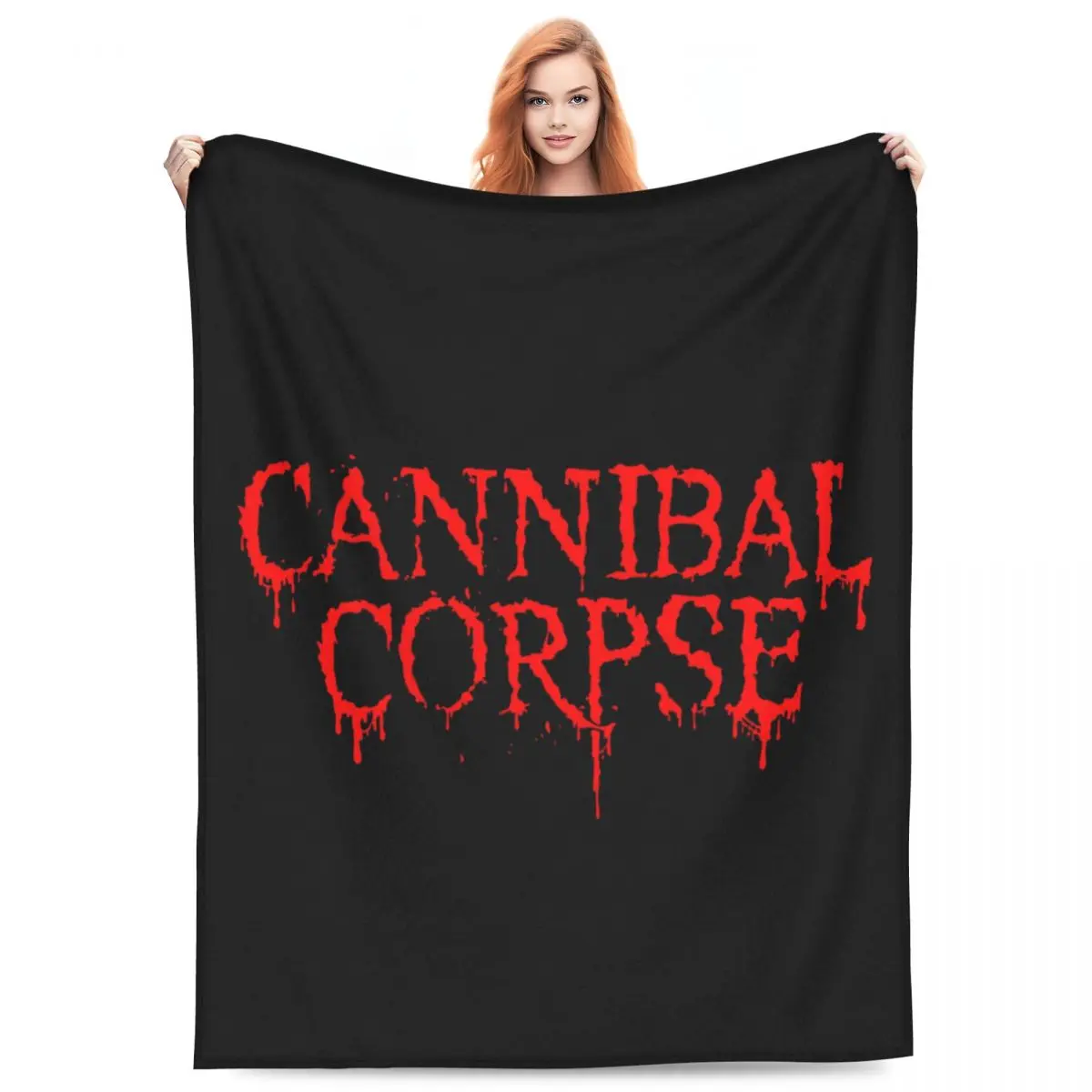 

Cannibal Corpse Metal Skateboard Blankets Fleece Multi-function Throw Blankets for Home Bedroom Office Throws Bedspread Quilt