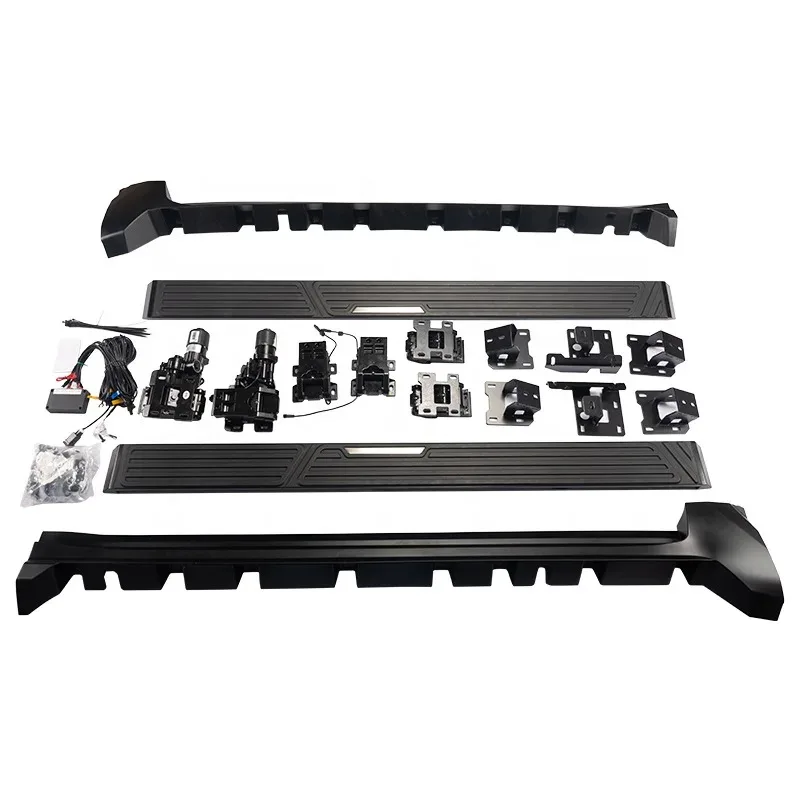 

Aluminium Three Bracket Power Running Boards for Land Cruiser 300 LC300 2022 Coloul Light Electric Side Step