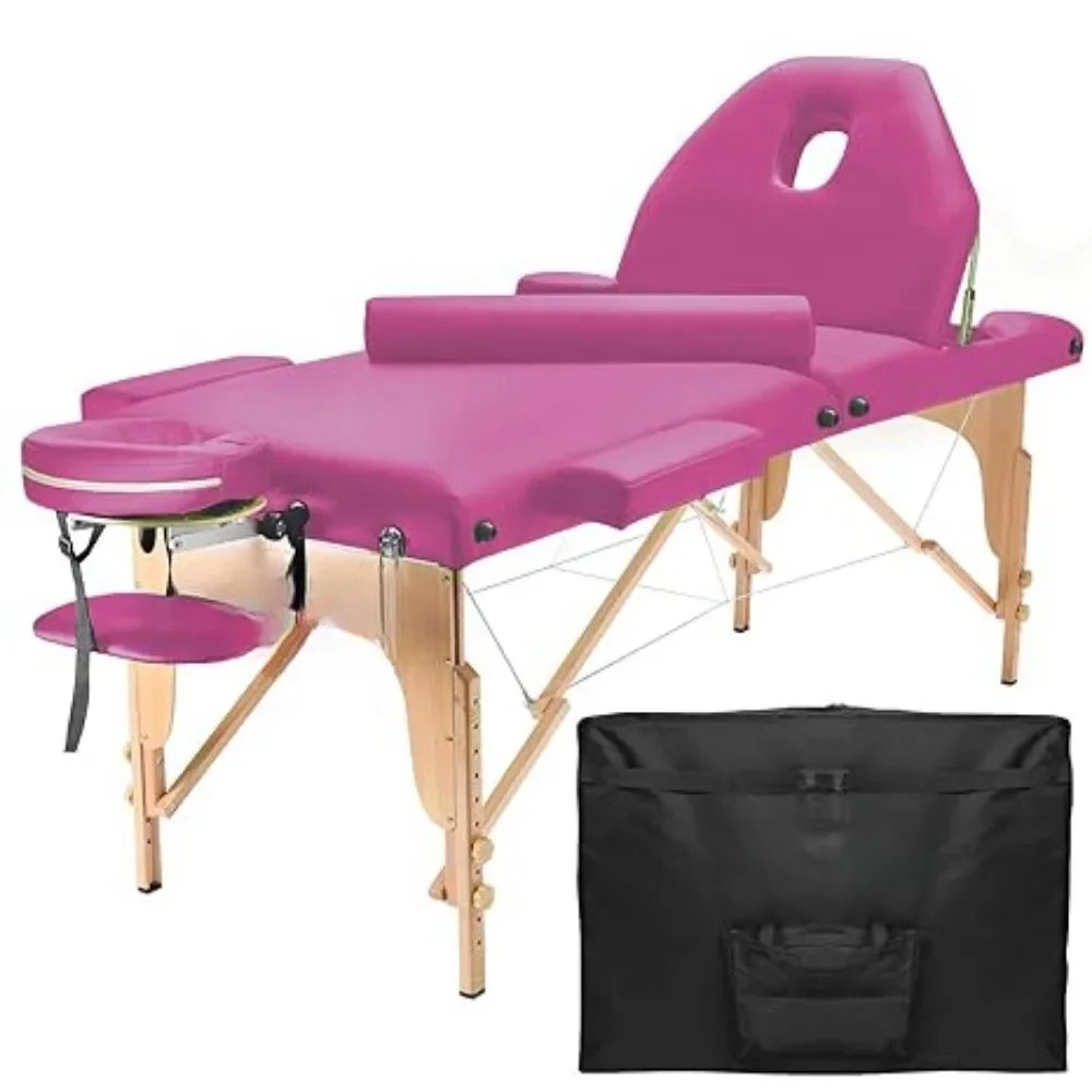 

Professional Portable Massage Table with Backrest Detachable accessories Oil & water-proof Premium comfort Massage Tables