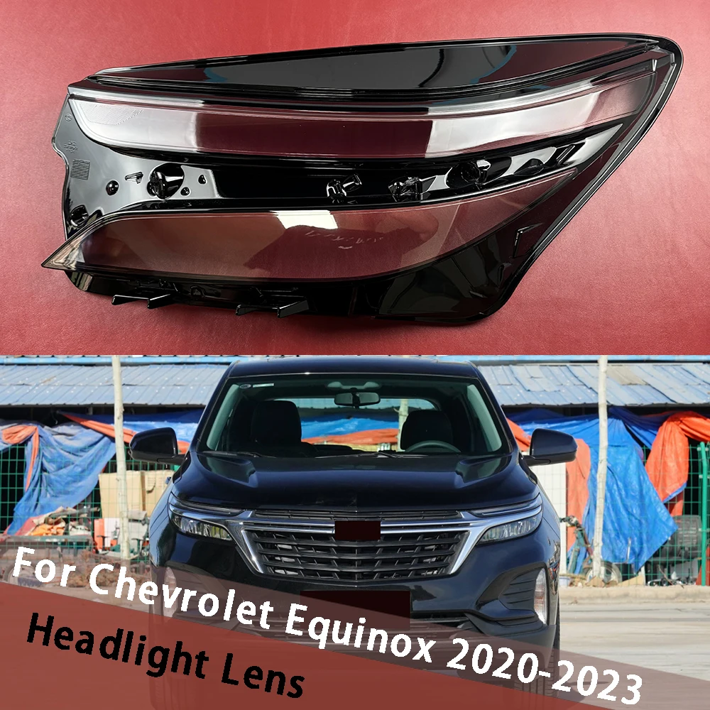 

For Chevrolet Equinox 2020 2021 2022 2023 Transparent Lampshade Headlamp Cover Lamp Shade Front Headlight Shell Lens Plexiglass