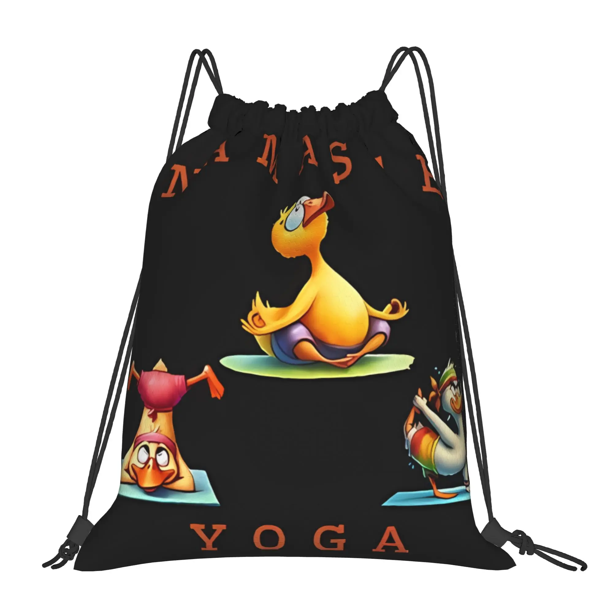 Duck Yoga Portable Hiking Riding Gym Drawstring Storage Sporty Backpacks