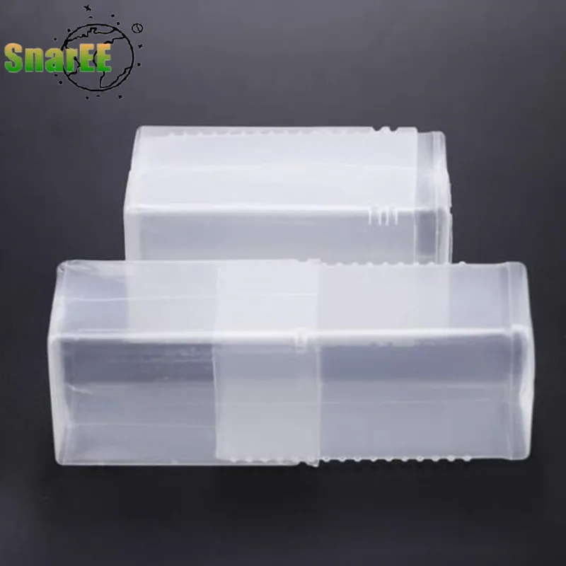 

100pcs 10 x 100mm 12 x 120mm Square Telescopic Pack Tube For CNC End Mill Tool Packing Plastic Square Telescopic Packing